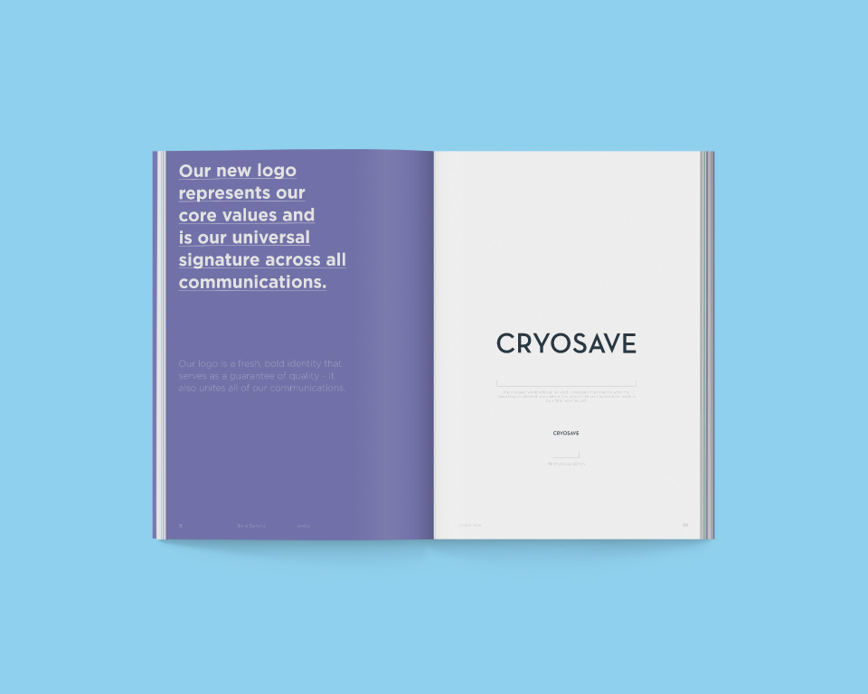 Cryosave Branding Identity