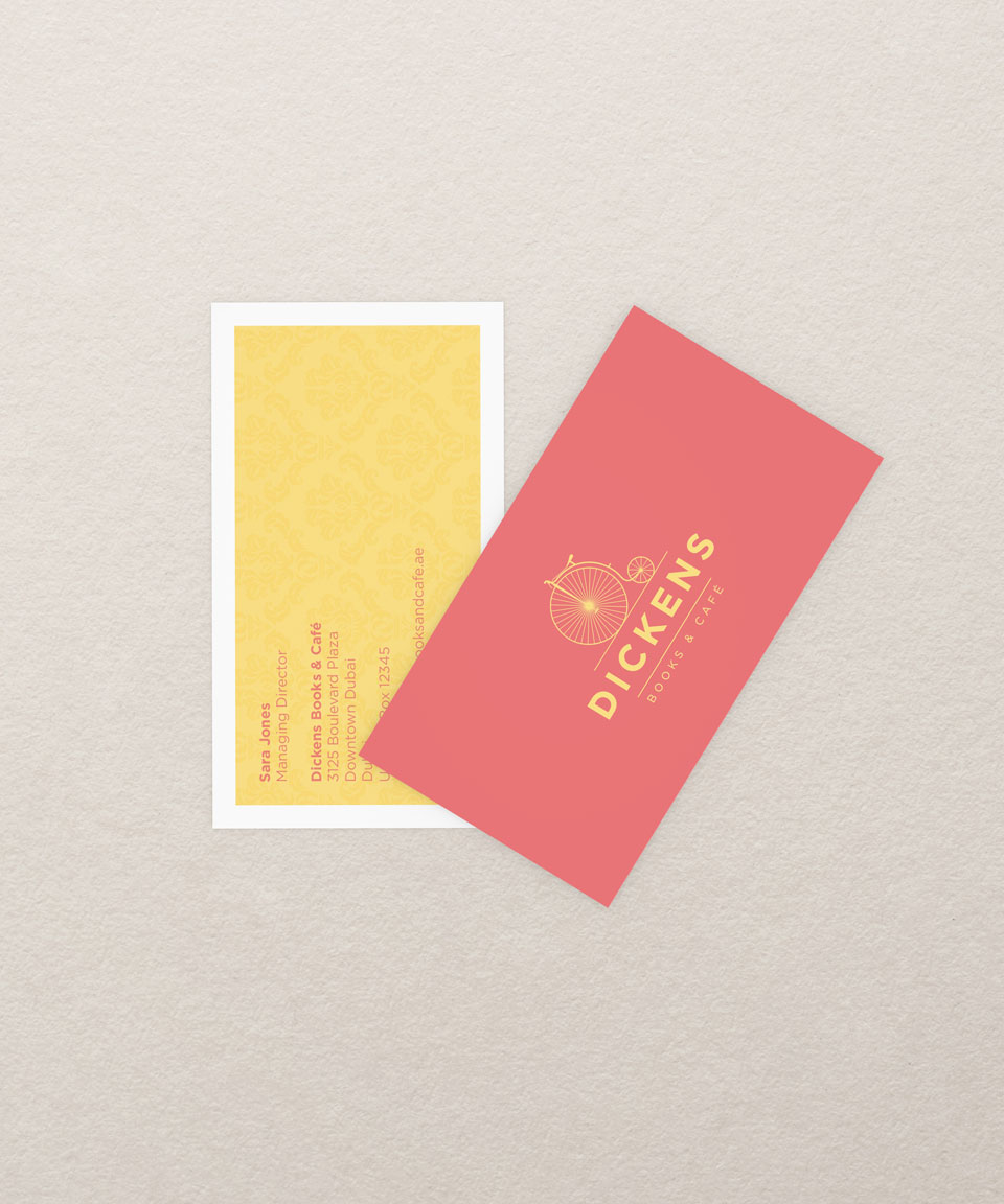 Dickens Business Cards
