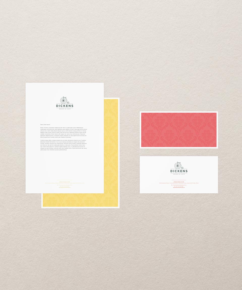 Dickens Letterhead Compliment Slip