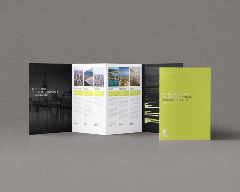Evolve Branding Gatefold Brochure