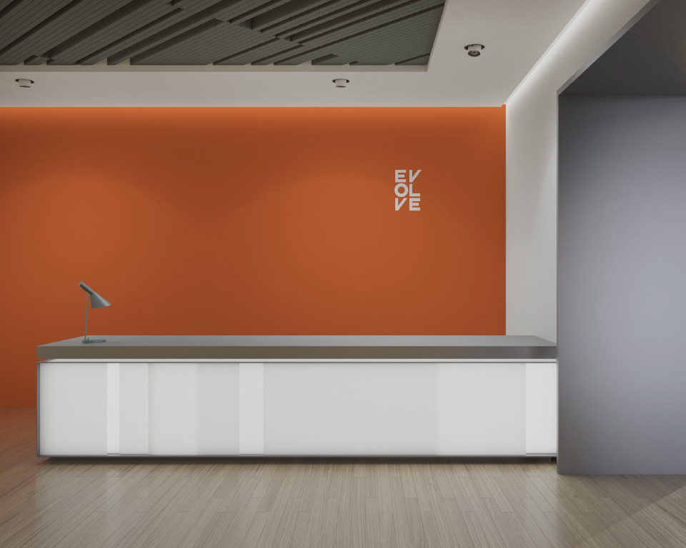 Evolve Branding Interior Reception