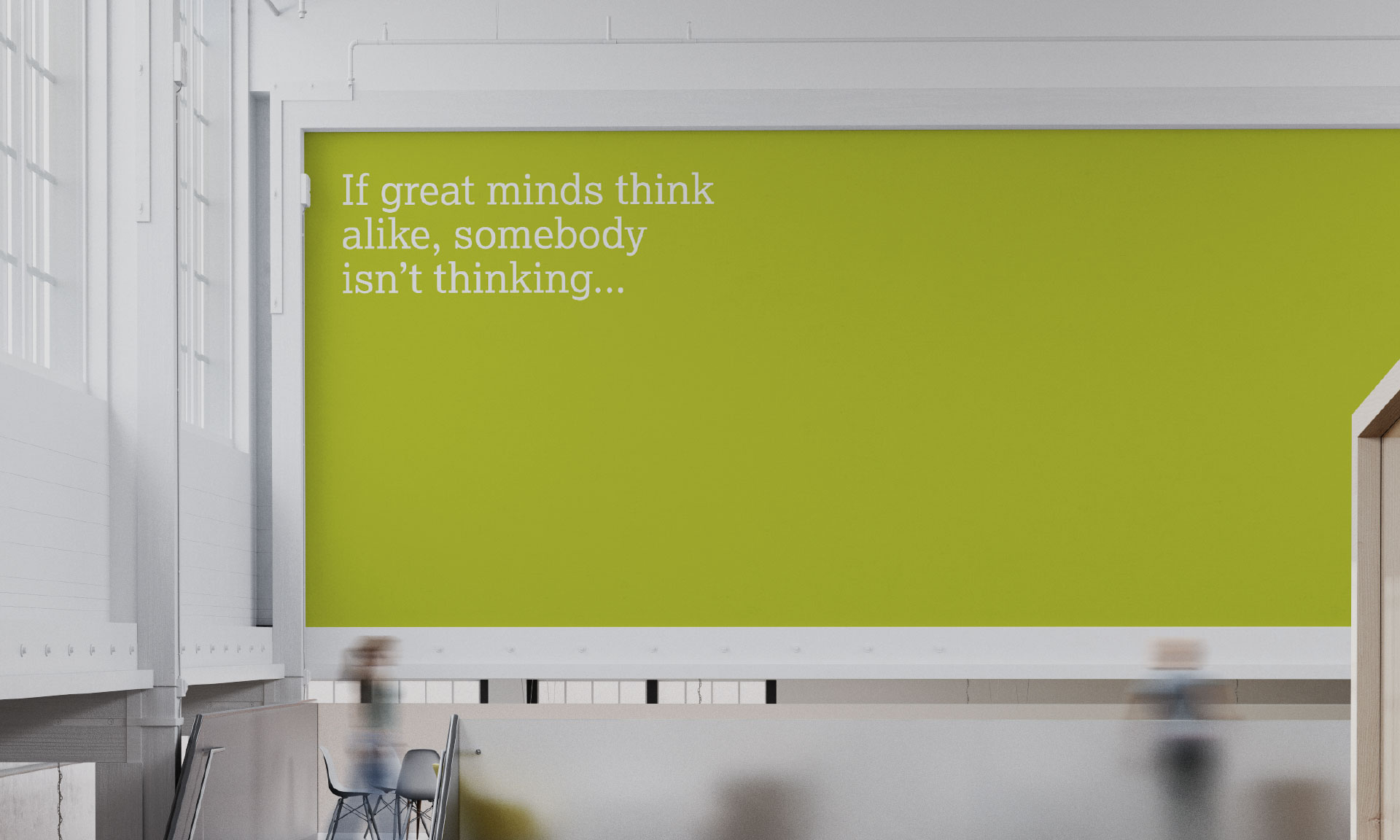 Evolve Branding Interior Wall