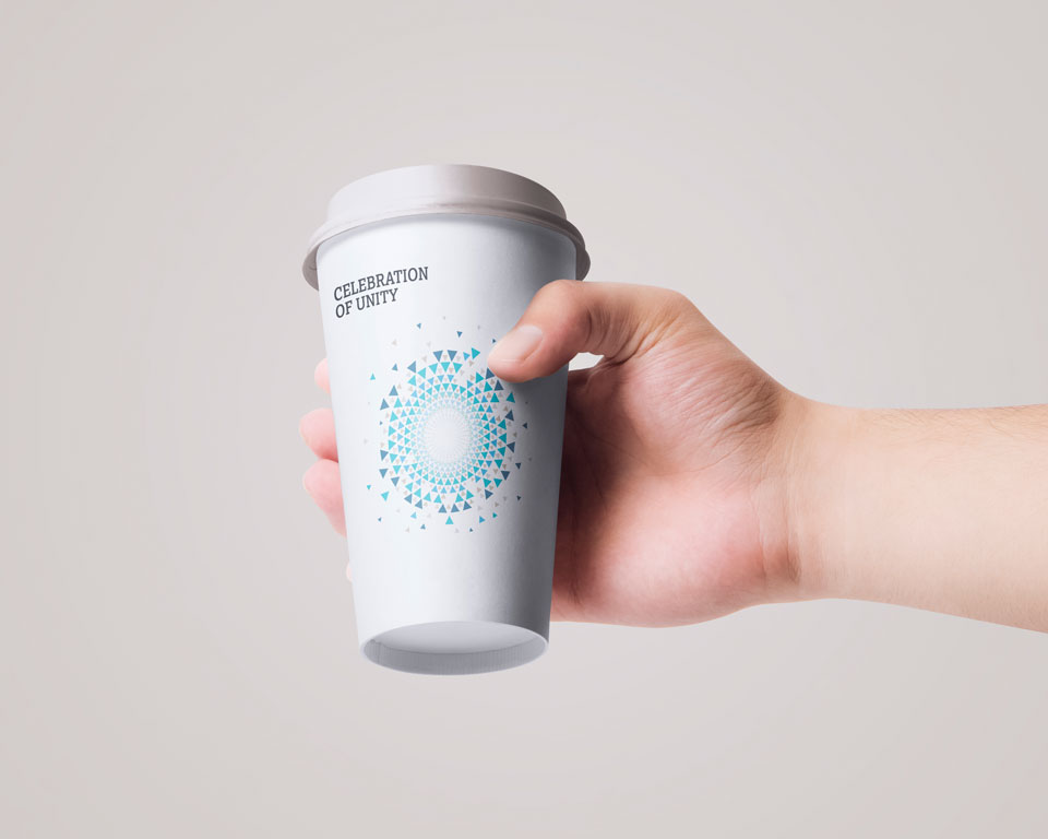 Mubadala Coffee Cup Branding
