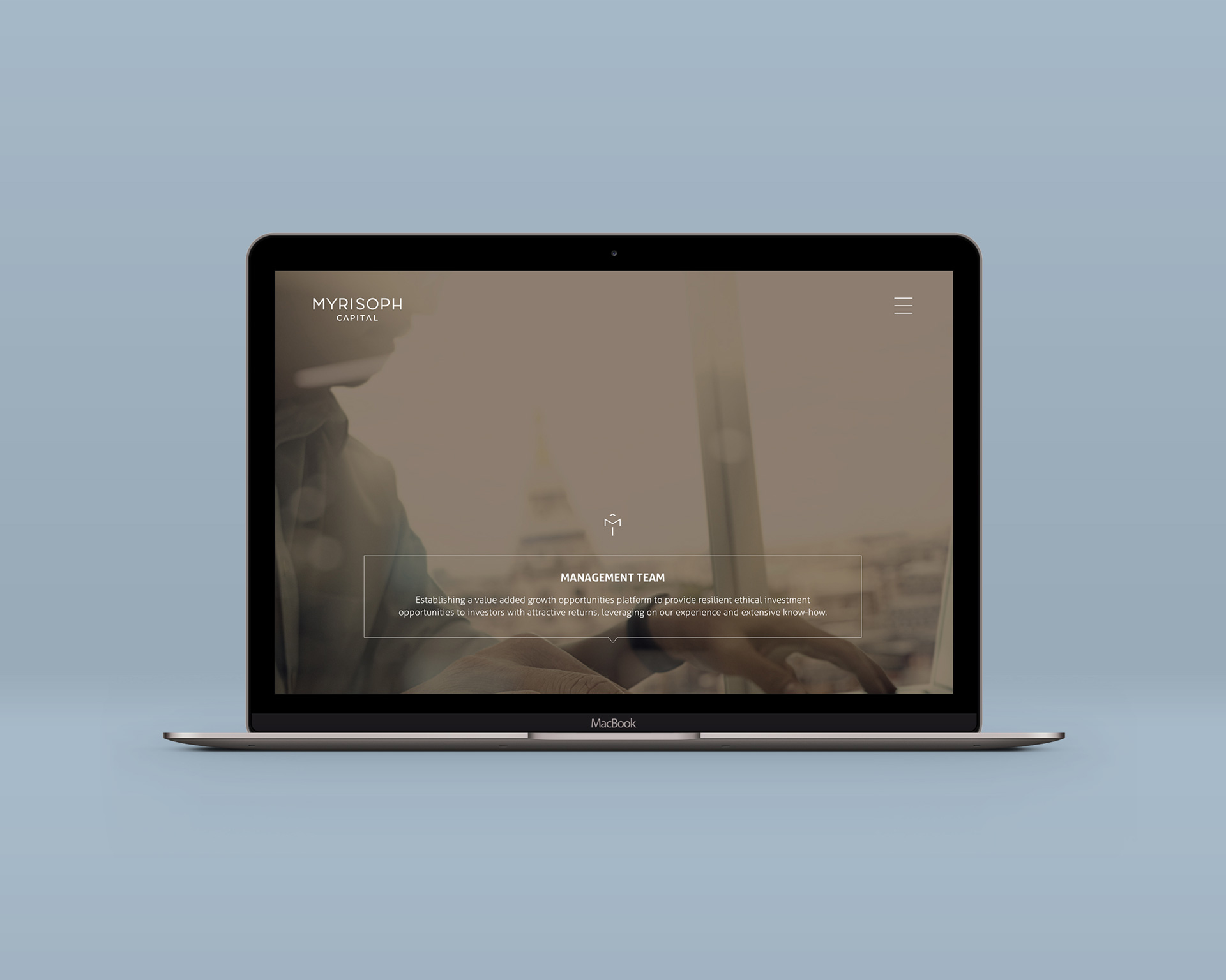 Myrisoph Branding Digital Website Desktop