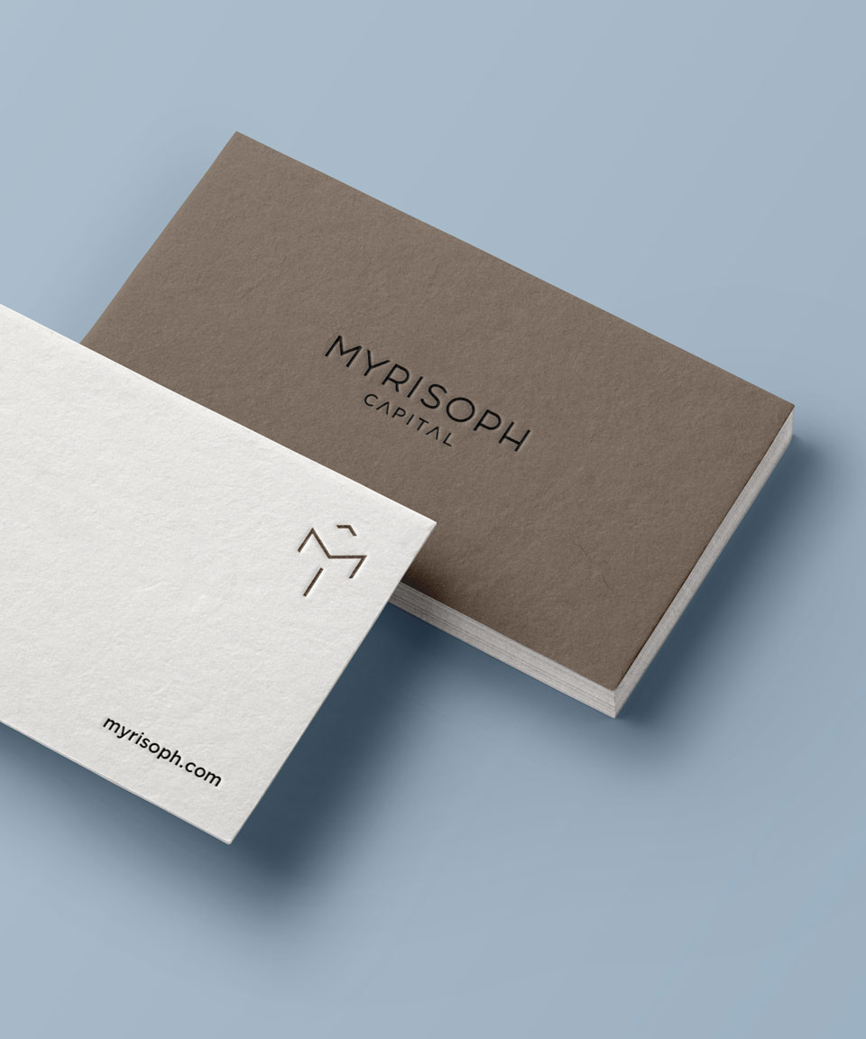 Myrisoph Branding Identity Business Card