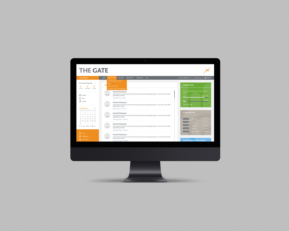 TRA Branding Intranet Digital